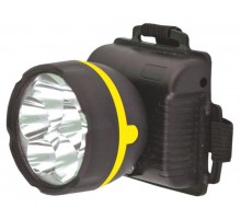 Фонарь налобный 909LED5 (5LED 1 режим; 3хR6 черн.) Ultraflash 11781