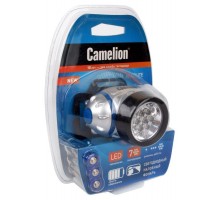 Фонарь налобный LED5310-7F3 (7LED 3 режима; 3хR03 в комплекте; метал.) Camelion 7534