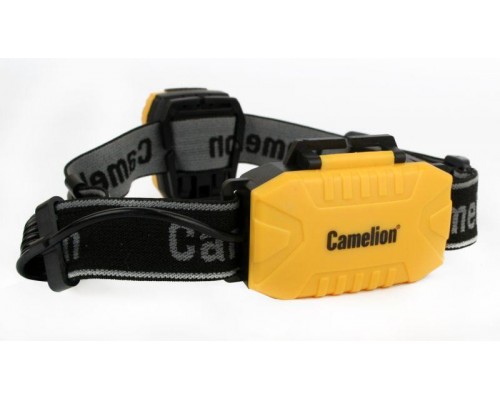 Фонарь налобный LED5376 COB сенсор 6 реж 3XLR03 в компл пласт откр. блистер Camelion 13365