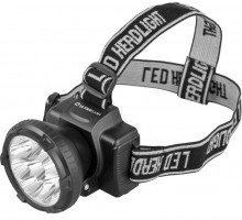 Фонарь налобный аккумуляторный LED 5363 (220В 9LED 2 режима; черн.) Ultraflash 11257