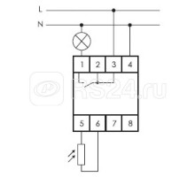 Фотореле AZ-B-зонд Плюс (выносной фотодатчик монтаж на DIN-рейке 3 модуля 230В 30А 1НО IP20) F&F EA01.001.011