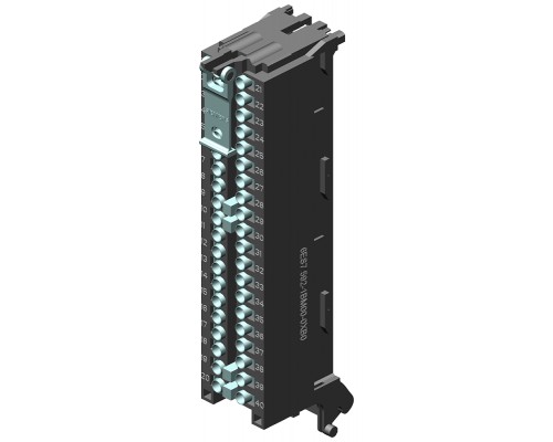 Фронштекер SIMATIC S7-1500с подключением PUSH-IN 40п для модулей шириной 35мм вкомпл. 4 мостика и каб. стяжка Siemens 6ES75921BM000XB0