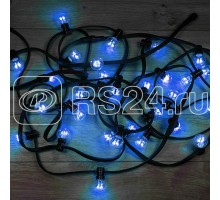 Гирлянда LED Galaxy Bulb String 10м 6х30LED син. IP65 влагостойкая провод черн. каучук Neon-Night 331-323