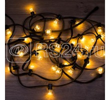 Гирлянда LED Galaxy Bulb String 10м 6х30LED тепл. бел. IP65 влагостойкая провод черн. каучук Neon-Night 331-326