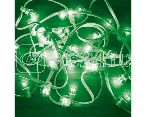 Гирлянда LED Galaxy Bulb String 10м 6х30LED зел. IP65 влагостойкая провод бел. каучук Neon-Night 331-304