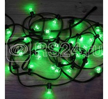 Гирлянда LED Galaxy Bulb String 10м 6х30LED зел. IP65 влагостойкая провод черн. каучук Neon-Night 331-324