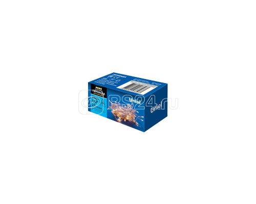 Гирлянда LED ULD-S0250-020/STA WARM WHITE IP20 2.5м 20 диодов. тепл. бел. свет провод прозр. Uniel UL-00007191