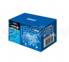 Гирлянда LED ULD-S1000-100/DTA BLUE IP20 10м 100 диодов син. свет провод прозр. Uniel UL-00007197