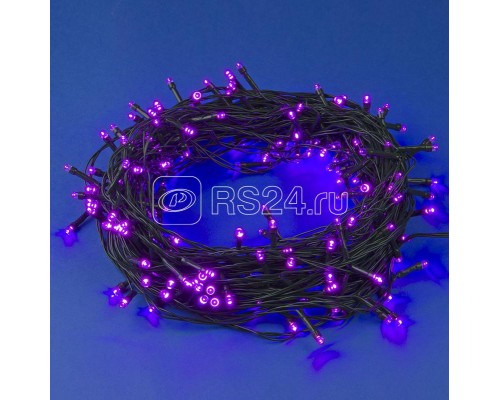 Гирлянда LED ULD-S2000-200/DGA PINK IP20 20м 200 диодов роз. свет провод зел. Uniel UL-00007310