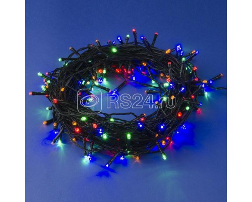 Гирлянда LED ULD-S3000-300/DGA MULTI IP20 30м 300 диодов разноцвет. свет провод зел. Uniel UL-00007311