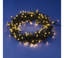 Гирлянда LED ULD-S3000-300/DGA WARM WHITE IP20 30м 300 диодов тепл. бел. свет провод зел. Uniel UL-00007312