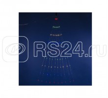 Гирлянда LED Лучи росы ULD-E0200-200/STA MULTI IP44 2м 10 нитей 200 диодов разноцвет. свет провод прозр. Uniel UL-00007284