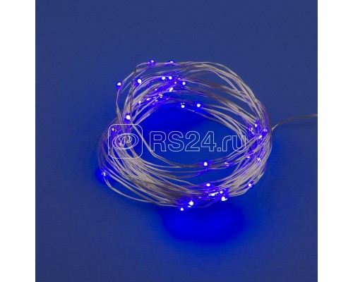Гирлянда LED на батарейках ULD-S0500-050/SCB/2AA PURPLE IP20 DEW 2AA (не в/к) Роса 5м 50 диодов фиол. провод медн. Uniel UL-00007185