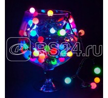 Гирлянда LED ШАРИКИ 10мх1.75см 80LED 6Вт 220В IP44 (с контроллером) мульти. NEON-NIGHT 303-509-6
