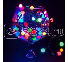 Гирлянда LED ШАРИКИ 20мх1.75 см 200LED 58Вт 220В IP44 мульти. NEON-NIGHT 303-509