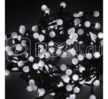 Гирлянда LED ШАРИКИ 20мх1.75см 200LED 16Вт 220В IP44 бел. NEON-NIGHT 303-505