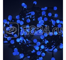 Гирлянда LED ШАРИКИ 20мх1.75см 200LED 16Вт 220В IP44 син. NEON-NIGHT 303-503
