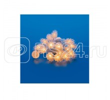 Гирлянда LED Шишки ULD-S0500-050/DTA WARM WHITE IP20 PINE CONES 5м 50 диодов тепл. бел. свет провод прозр. Uniel UL-00007192