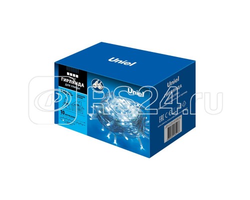 Гирлянда LED со статическим свечением ULD-S1000-120/SWK WHITE IP67 10м соедин. 120 диодов бел. свет провод бел. Uniel UL-00007204