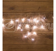 Гирлянда Айсикл (бахрома) 1.8х0.5м 48LED бел. 3Вт 230В IP20 провод прозр.Neon-Night 255-015