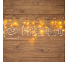 Гирлянда Айсикл (бахрома) 1.8х0.5м 48LED тепл. бел. 3Вт 230В IP20 провод прозр. Neon-Night 255-016