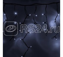 Гирлянда Айсикл (бахрома) 3.2х0.6м 150LED бел. 7.5Вт 220В IP54 провод черн. каучук Neon-Night 255-275