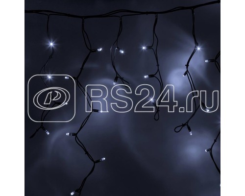 Гирлянда Айсикл (бахрома) 5.6х0.9м 240LED бел. 15Вт 230В IP54 провод черн. каучук Neon-Night 255-245