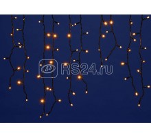 Гирлянда Бахрома светодиодная ULD-B3010-200/TBK WARM WHITE IP67 с эффектом мерцания Uniel UL-00003934