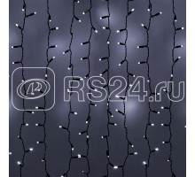 Гирлянда Дождь ПЛЕЙ ЛАЙТ 2х4м бел. черн. провод 220В флешинг NEON-NIGHT 235-202