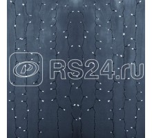Гирлянда Дождь ПЛЕЙ-ЛАЙТ 2х6м бел. силикон. провод 220В фиксинг NEON-NIGHT 235-175