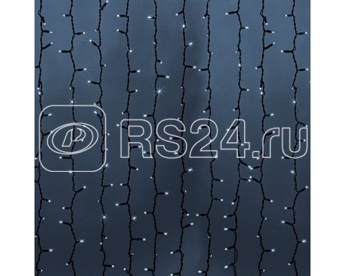 Гирлянда Дождь ПЛЕЙ-ЛАЙТ Каучук 2мх6м бел. фиксинг IP54 NEON-NIGHT 237-165