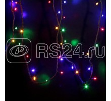 Гирлянда ДЮРАПЛЕЙ 20м 200LED 13Вт 220В IP54 мульти.; черн. провод NEON-NIGHT 315-159