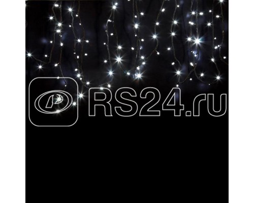 Гирлянда ДЮРАПЛЕЙ 20м 200LED 13Вт 220В IP54 зел. провод; бел. NEON-NIGHT 315-155