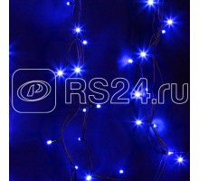 Гирлянда ДЮРАПЛЕЙ 20м 200LED 13Вт 220В IP67 син.; черн. провод NEON-NIGHT 315-153