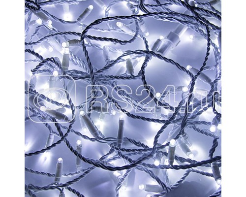 Гирлянда ДЮРАПЛЕЙ 20м 200LED 13Вт 24В IP44 бел. провод ПВХ бел. NEON-NIGHT 315-125