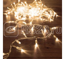 Гирлянда Кластер 10м 200LED тепл. бел. провод прозр. IP65 Neon-Night 303-636