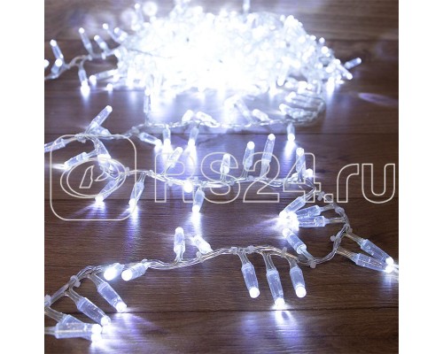 Гирлянда Кластер 10м 400LED бел. IP65 провод прозр. соединяемая Neon-Night 303-645