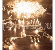 Гирлянда Кластер 10м 400LED тепл. бел. IP65 провод прозр. соединяемая Neon-Night 303-646