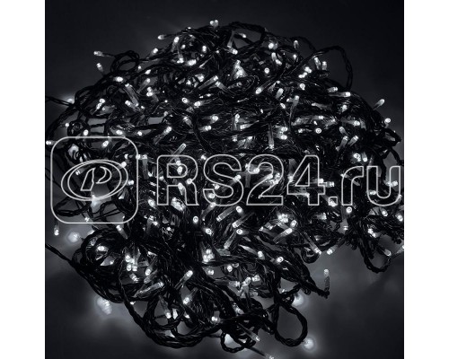 Гирлянда КЛИП ЛАЙТ 3 нити х20м 399LED 25Вт 24В (с трансф.) бел. NEON-NIGHT 323-305