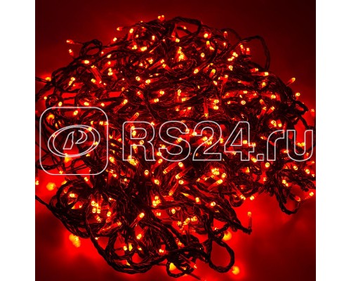Гирлянда КЛИП ЛАЙТ 3 нити х20м 399LED 25Вт 24В (с трансф.) красн. NEON-NIGHT 323-302