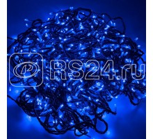 Гирлянда КЛИП ЛАЙТ 3 нити х20м 399LED 25Вт 24В (с трансф.) син. NEON-NIGHT 323-303
