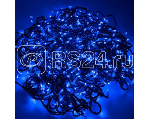 Гирлянда КЛИП ЛАЙТ 3 нити х20м 399LED 25Вт 24В (с трансф.) син. NEON-NIGHT 323-303