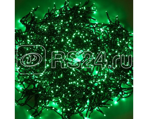Гирлянда КЛИП ЛАЙТ 5 нитей х20м 665LED 40Вт 24В (с трансф.) мерцающая зел. NEON-NIGHT 323-604