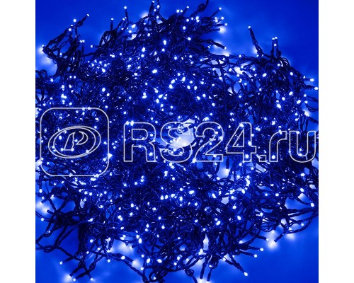 Гирлянда КЛИП ЛАЙТ 5 нитей х20м 665LED 40Вт 24В (с трансф.) син. NEON-NIGHT 323-503