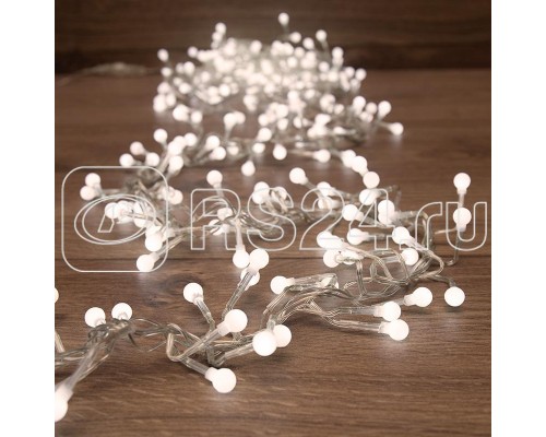 Гирлянда Мишура LED 3м 288LED бел. прозр. провод 18Вт 220В IP20 NEON-NIGHT 303-605