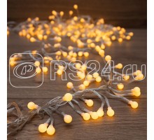 Гирлянда Мишура LED 3м 288LED желт. прозр. провод 18Вт 220В IP20 NEON-NIGHT 303-601