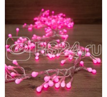 Гирлянда Мишура LED 3м 288LED роз. прозр. провод 18Вт 220В IP20 NEON-NIGHT 303-607