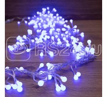Гирлянда Мишура LED 3м 288LED син. прозр. провод 18Вт 220В IP20 NEON-NIGHT 303-603