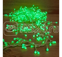 Гирлянда Мишура LED 3м 288LED зел. прозр. провод 18Вт 220В IP20 NEON-NIGHT 303-604