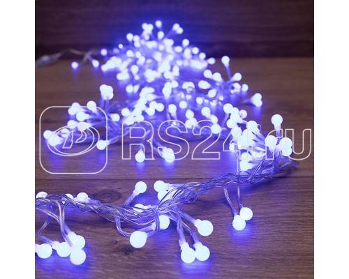 Гирлянда Мишура LED 6м 576LED син. прозр. провод 35Вт 220В IP20 NEON-NIGHT 303-613